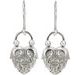 Vintage-Inspired Heart Earrings