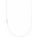 Accented Sideways Cross Necklace