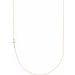 Accented Sideways Cross Necklace