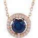 Halo-Style Necklace or Pendant
