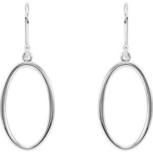 Oval Dangle Earrings