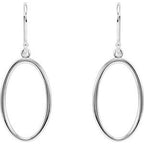 Oval Dangle Earrings