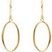 Oval Dangle Earrings