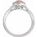 Cluster Halo-Style Promise Ring