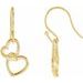 Interlocking Heart Earrings