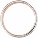 Beveled-Edge Comfort-Fit Flat Band with Matte Finish