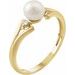 Accented Pearl Ring