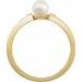 Accented Pearl Ring