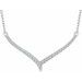 Accented V Necklace