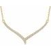 Accented V Necklace