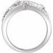 Accented Criss-Cross Ring
