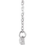 Accented Bar Necklace or Center