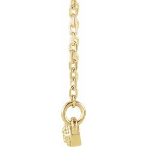 Accented Bar Necklace or Center