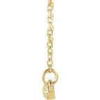 Accented Bar Necklace or Center