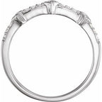 Accented Stackable Ring