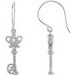 Vintage-Inspired Key Earrings