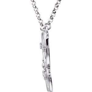 Accented Butterfly & Floral Necklace or Center