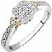 Halo-Style Cluster Promise Ring