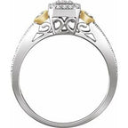 Halo-Style Cluster Promise Ring