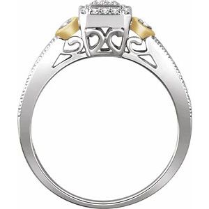 Halo-Style Cluster Promise Ring