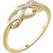 Accented Infinity-Inspired Ring
