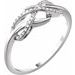 Accented Infinity-Inspired Ring