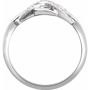 Accented Infinity-Inspired Ring