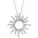 Accented Sun Necklace