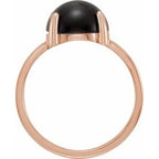 Cabochon Solitaire Ring