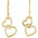 Interlocking Heart Earrings