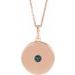 Disc Necklace or Pendant