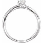 Two-Stone Bypass Ring