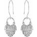 Vintage-Inspired Heart Earrings