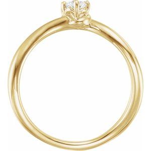 Two-Stone Bypass Ring