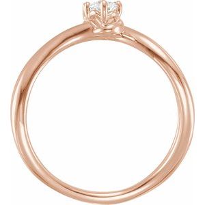 Two-Stone Bypass Ring