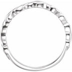 Stackable Leaf Ring