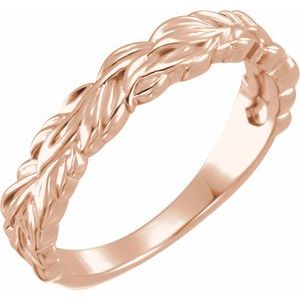 Stackable Leaf Ring