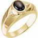 Bezel-Set Accented Ring