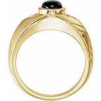 Bezel-Set Accented Ring