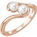 Two-Stone Pearl Ring