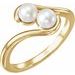 Two-Stone Pearl Ring
