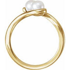 Two-Stone Pearl Ring