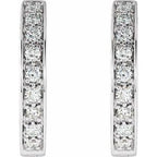 Inside-Outside Hinged Hoop Earrings
