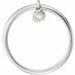Solitaire Fringe Ring