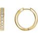 Inside-Outside Hinged Hoop Earrings