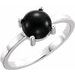 Cabochon Solitaire Ring