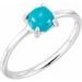 Cabochon Solitaire Ring