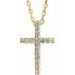 Petite Cross Necklace or Pendant