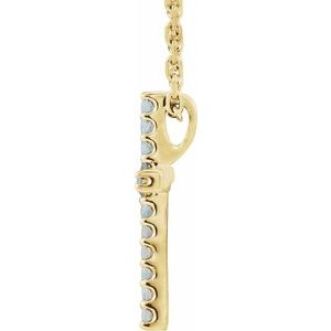 Petite Cross Necklace or Pendant