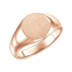 Round Signet Ring